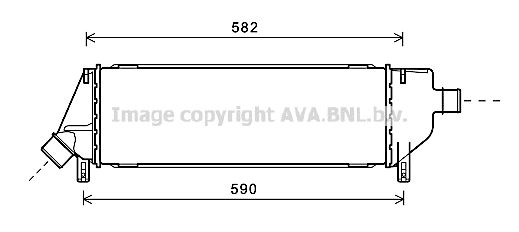 AVA QUALITY COOLING Интеркулер DN4360